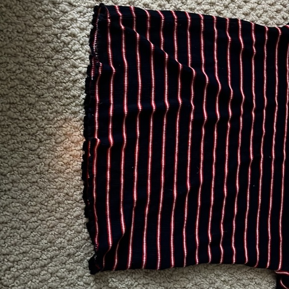 Garage xs stripped crop top. - Picture 2 of 3
